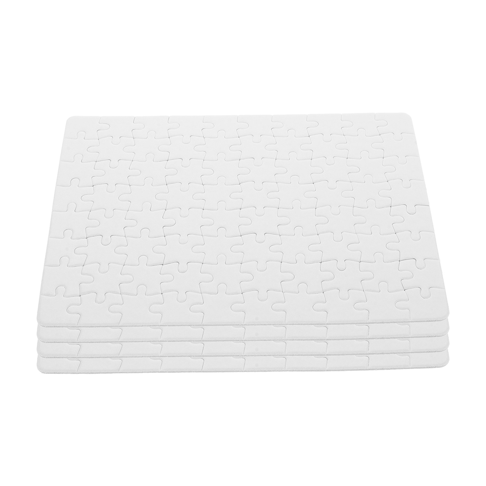 Puzzle Blank White - 4 листа пустых пазлов для сублимации,