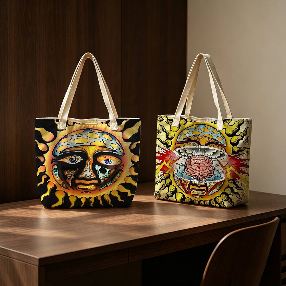 Tote Bag Sublimation - Легкая складная сумка-шоппер Sublime Band с
