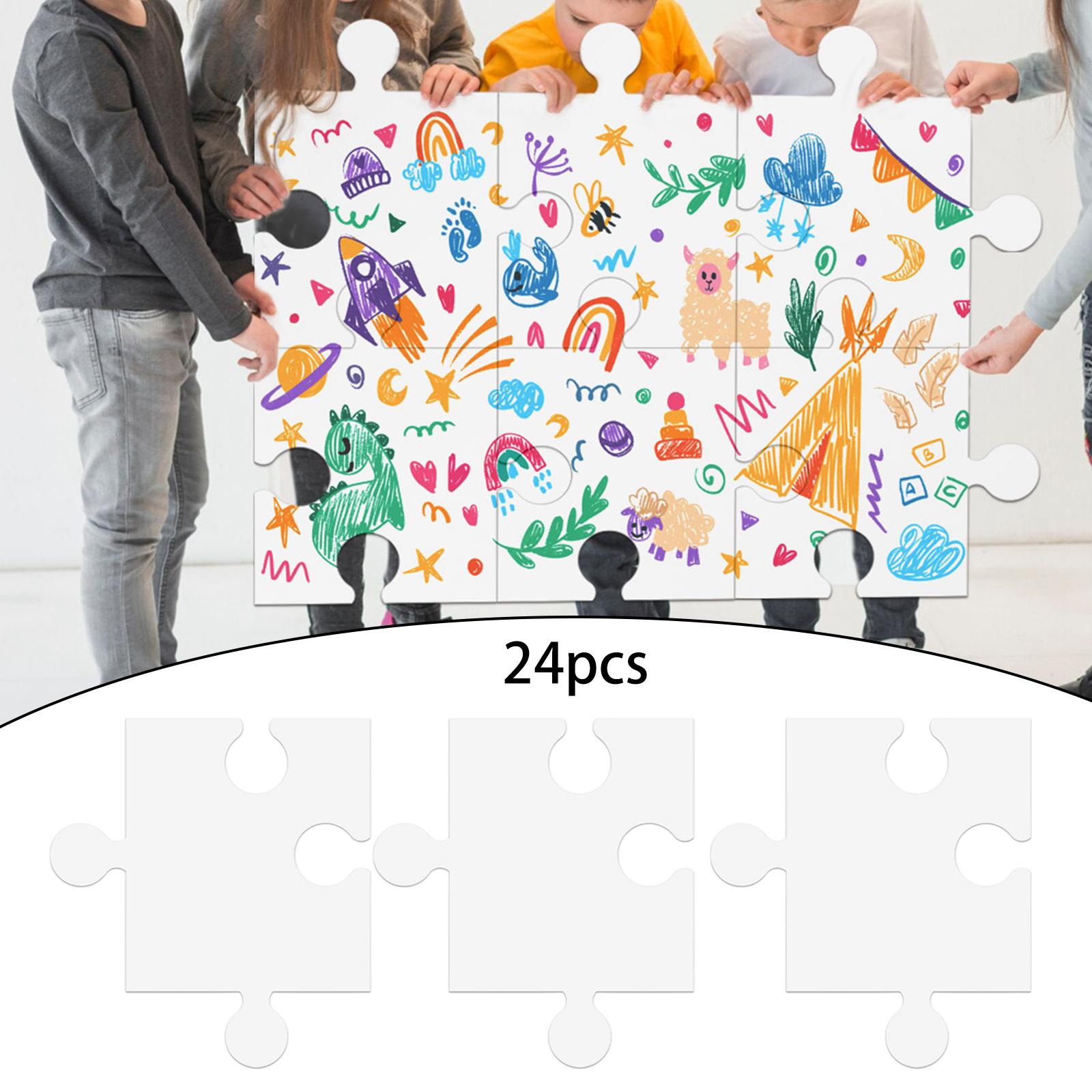 Puzzle Blank White - Детский и взрослый пустой пазл для