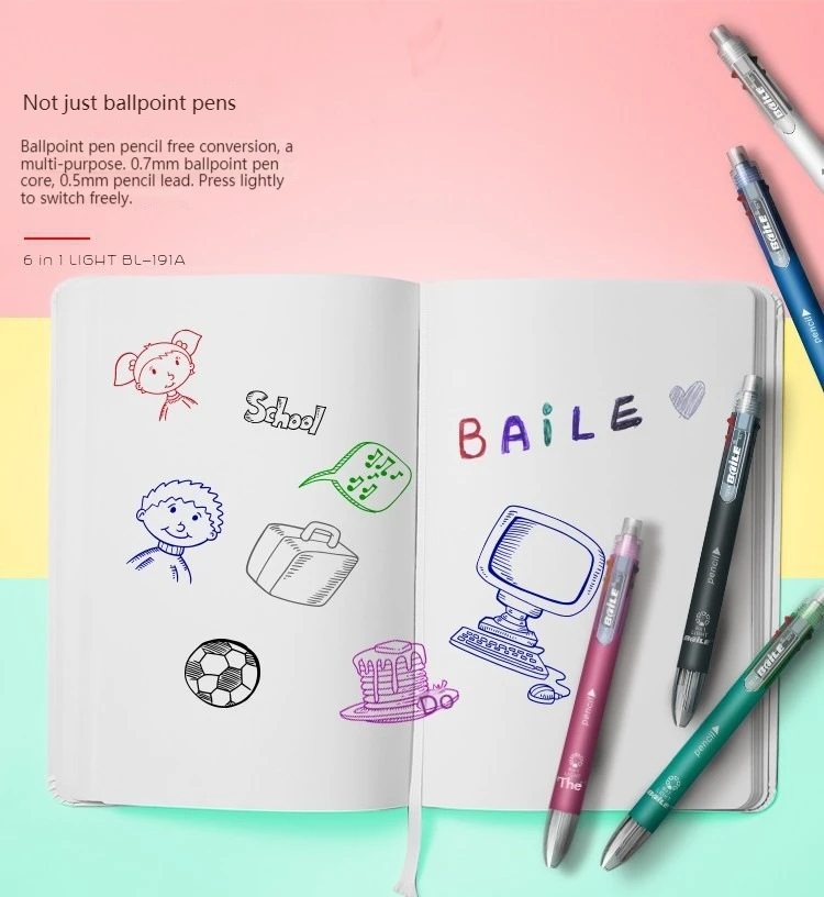 Набор из 4/12 шт. ручек 6-в-1: – обзор и цена Staedtler Pencil Lumocolor